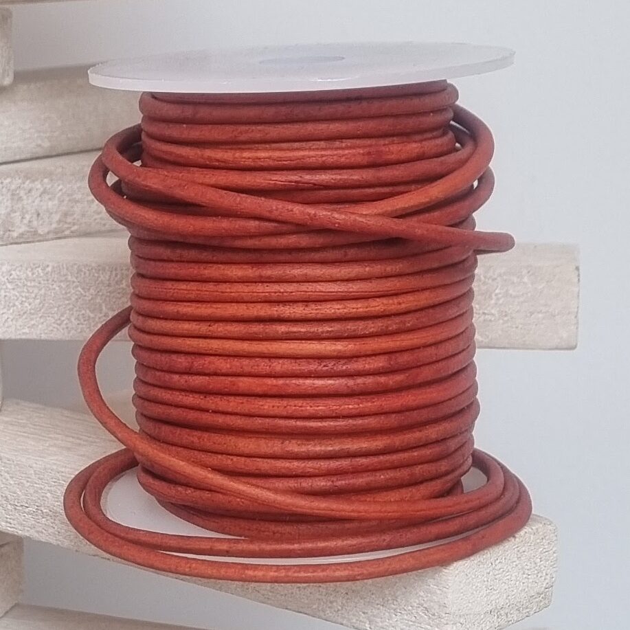 Orange cuir 3 mm