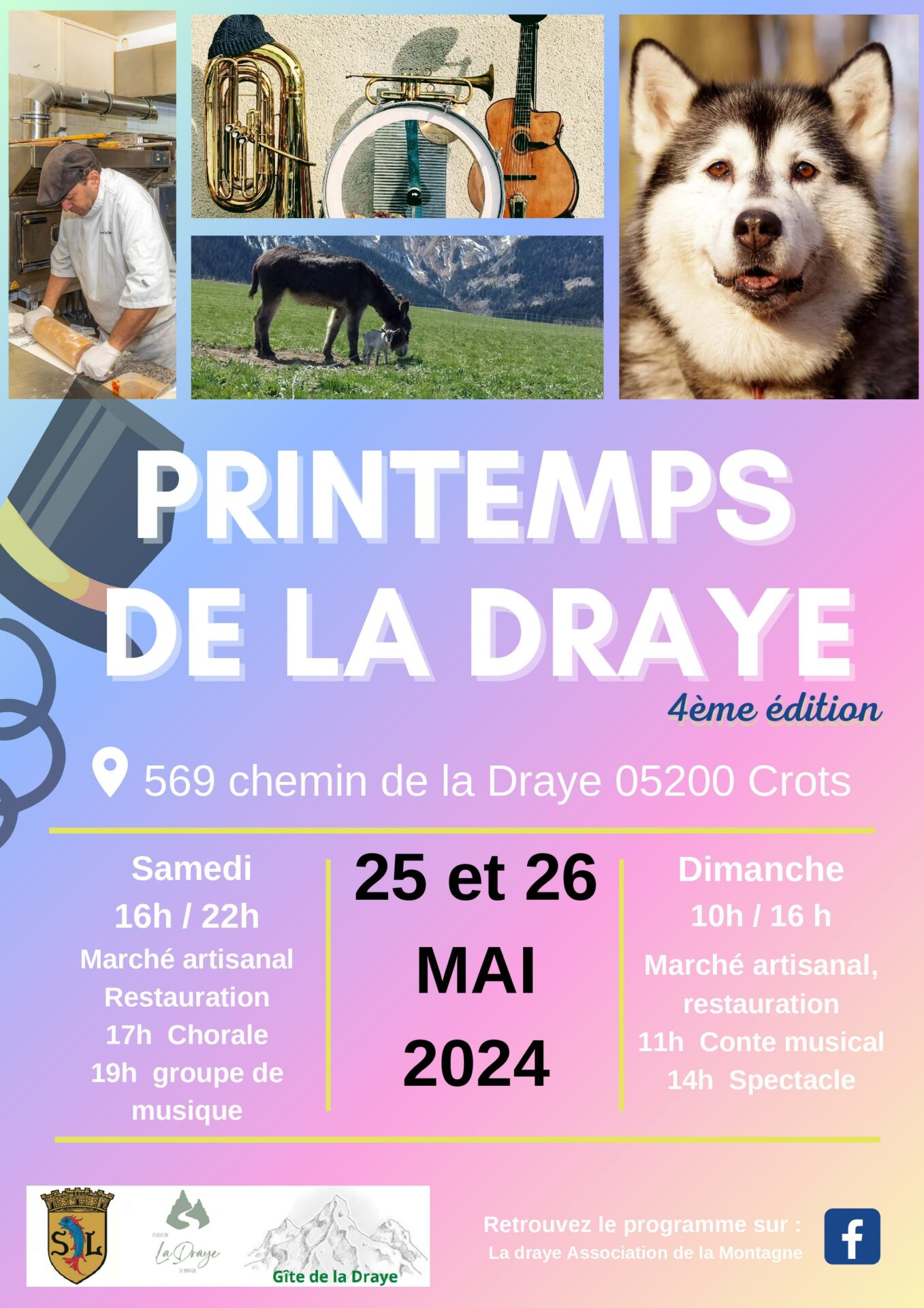 Printemps de la Draye les 25 et 26 mai 24