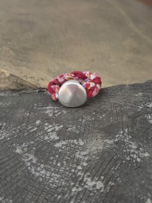 Bague femme liberty et passant argenté