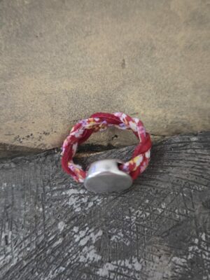 Bague femme liberty et passant argenté