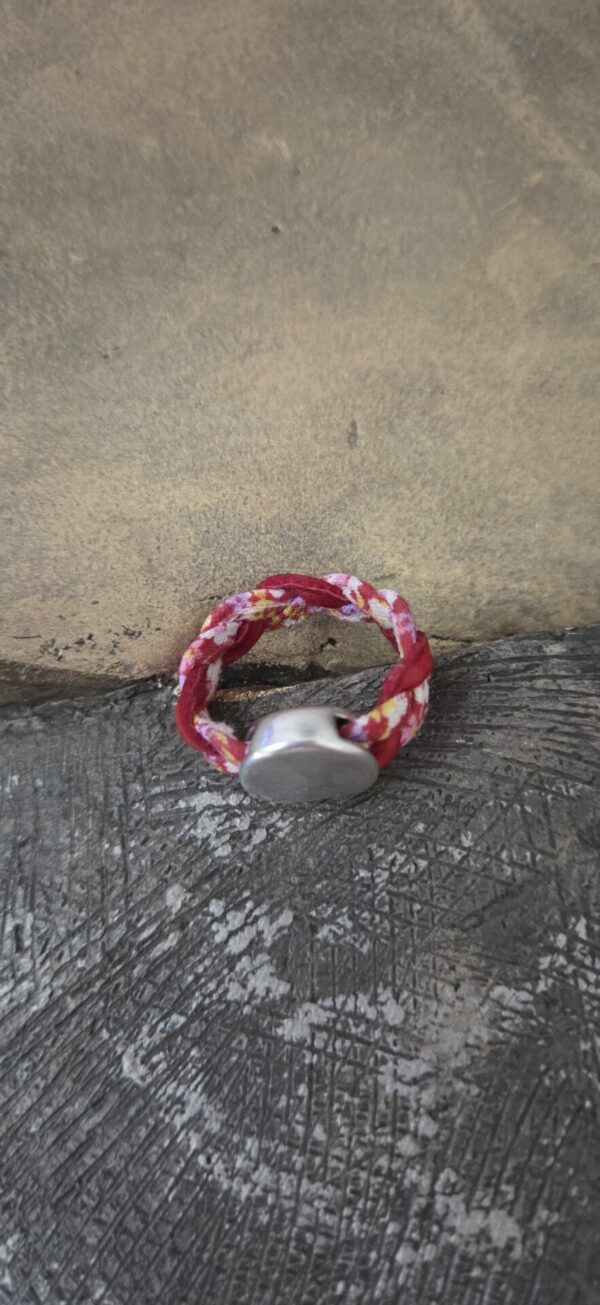 Bague femme liberty et passant argenté