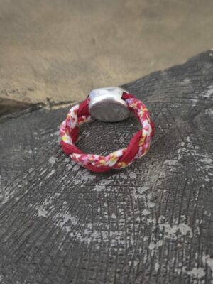 Bague femme liberty et passant argenté