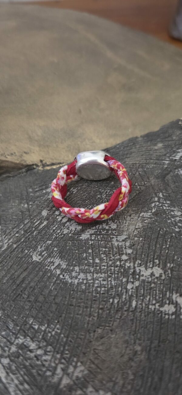 Bague femme liberty et passant argenté