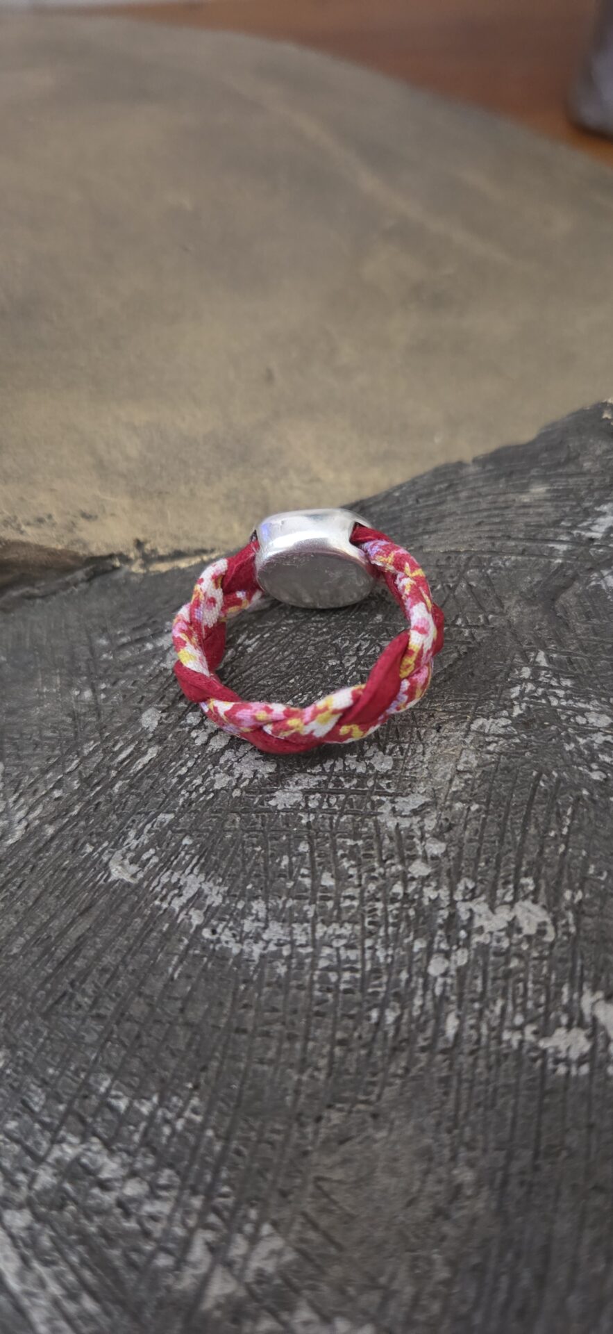 Bague femme liberty et passant argenté